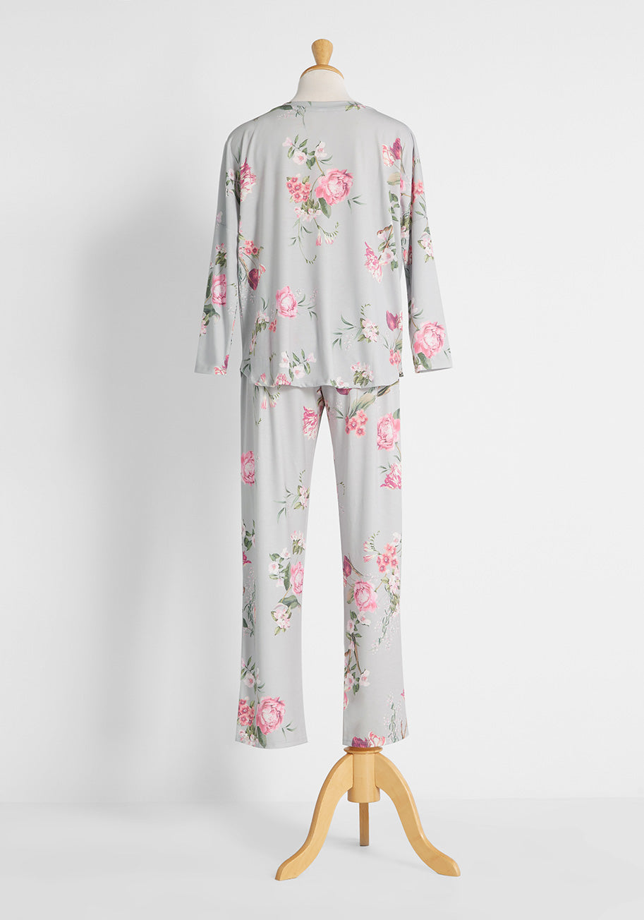 Drift Into Dreamland Floral Pajamas