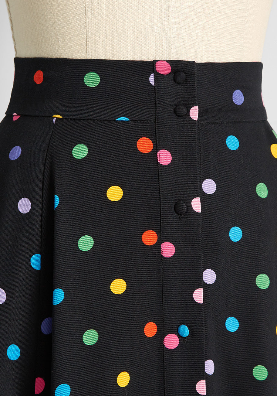 Rainbow Revival Midi Skirt