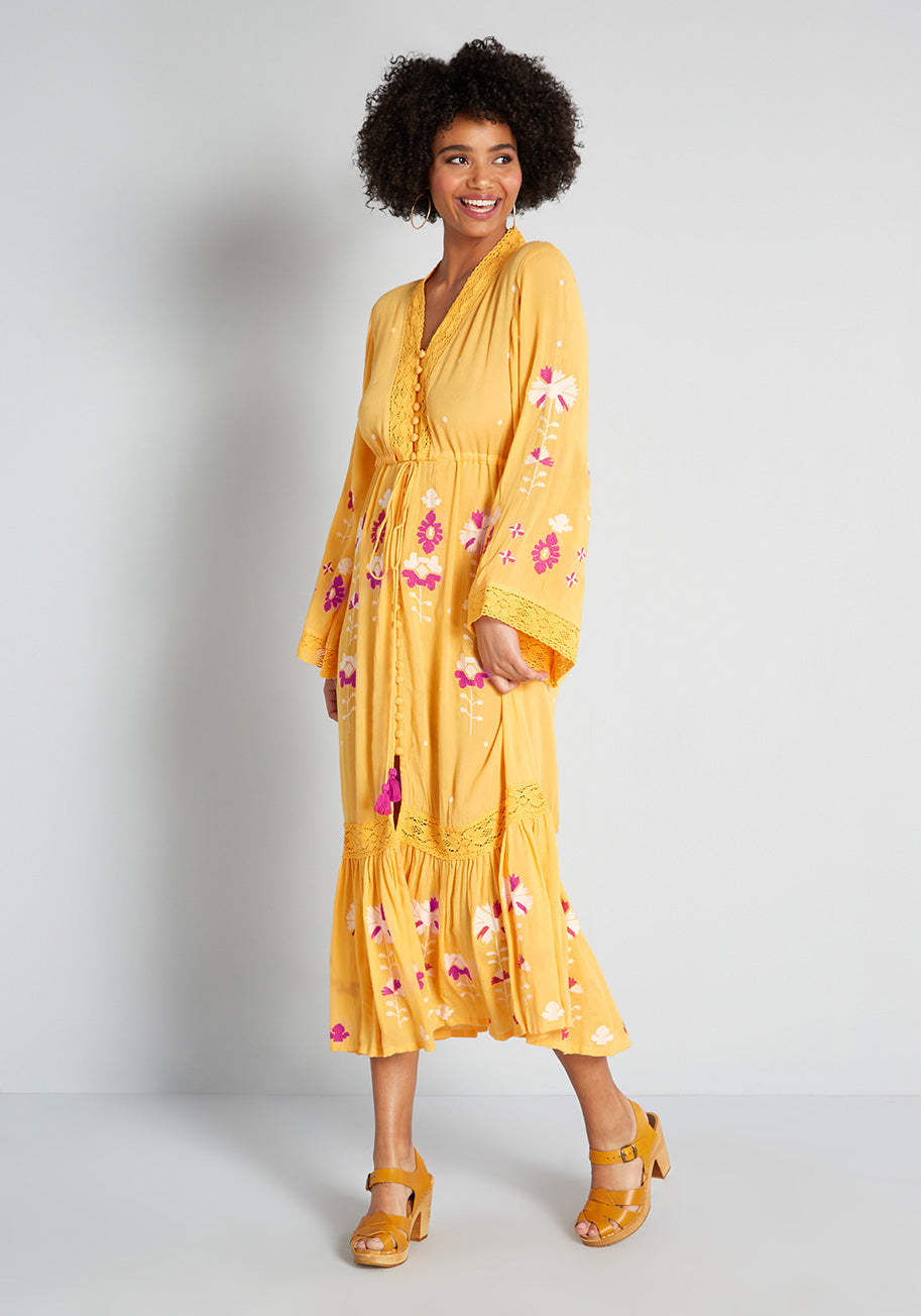 Sunshine of Your Love Midi Dress