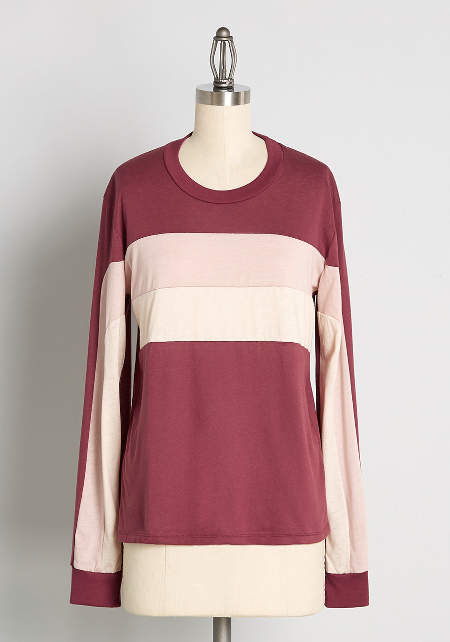 ModCloth x CAMP Collection Serene Sunset Vibes Long Sleeve Tee