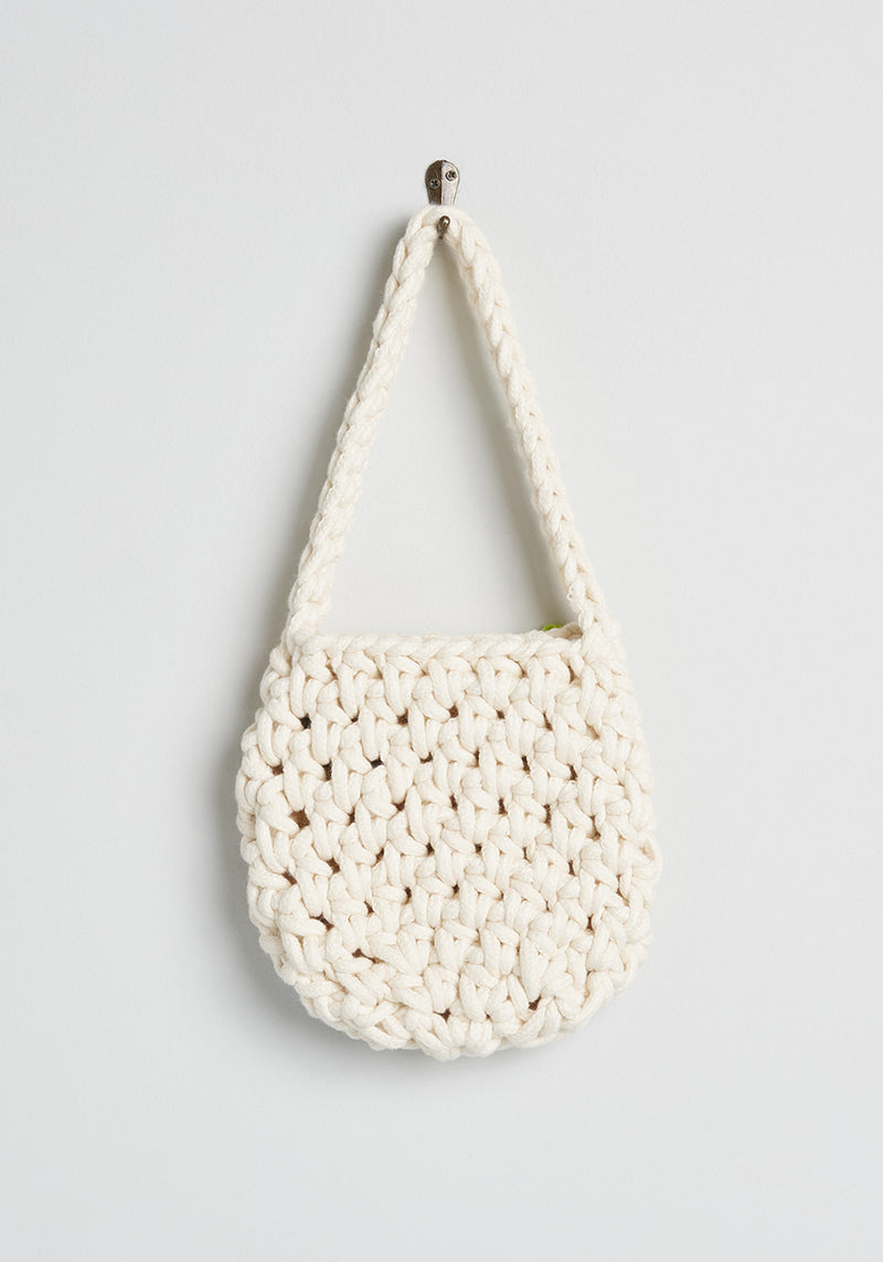 Peace, Love, and Granola Crocheted Handbag