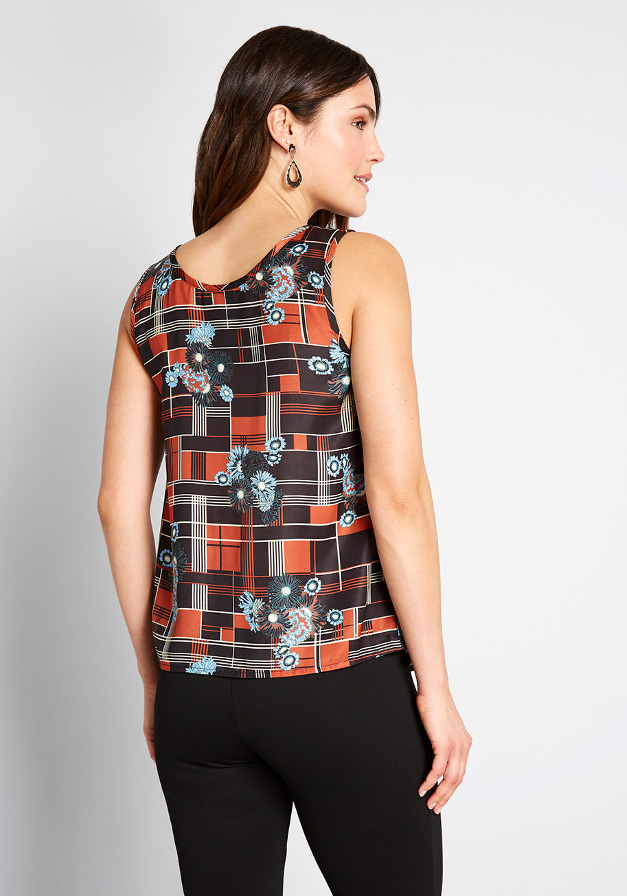 At First Sight Sleeveless Blouse