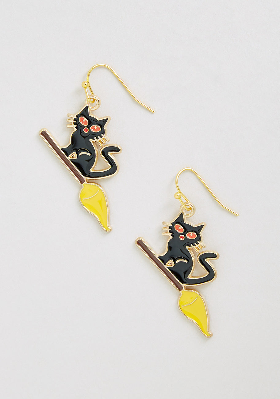 Ditch The Witch Dangle Earrings