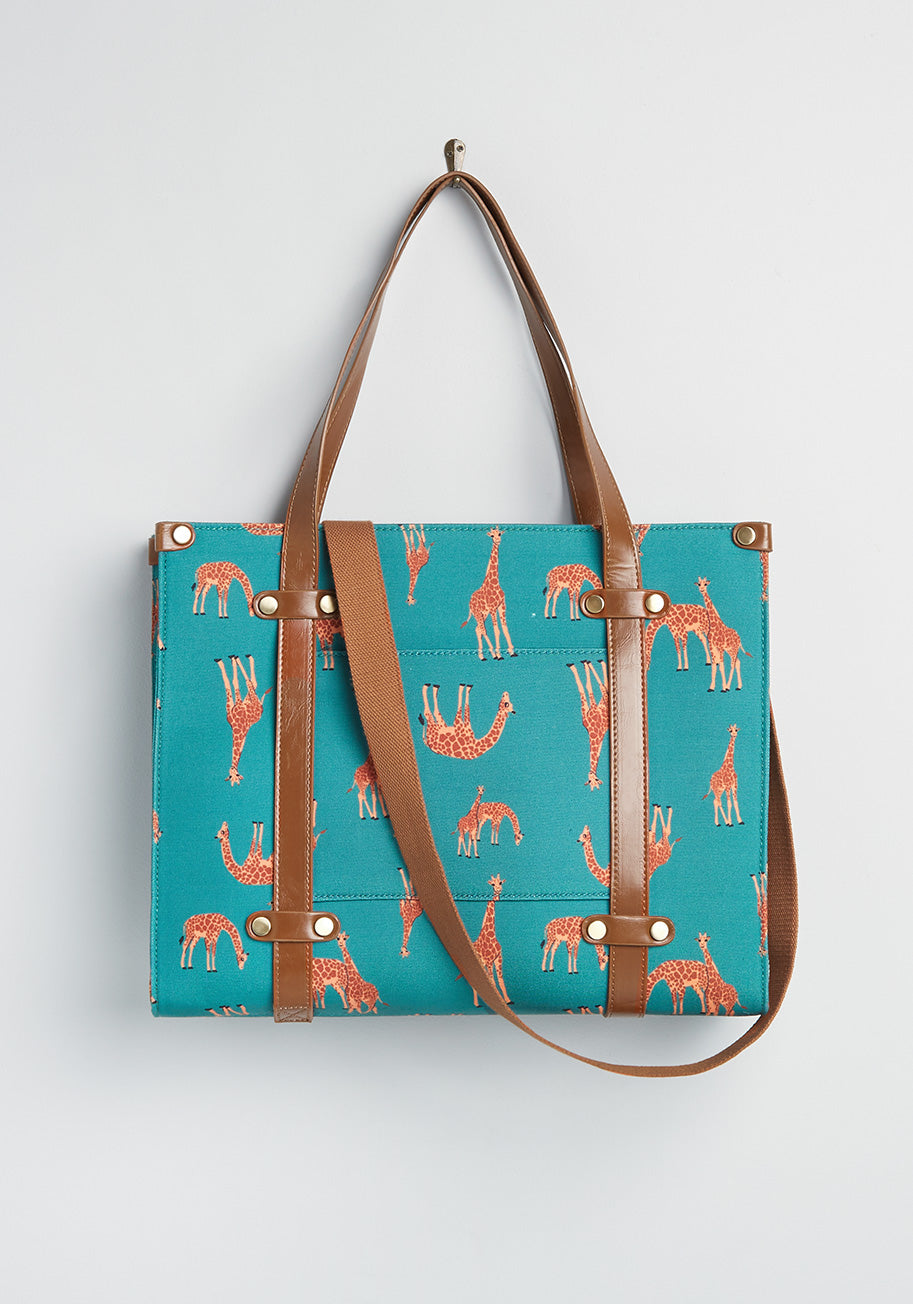 Camp Director Zipped Tote