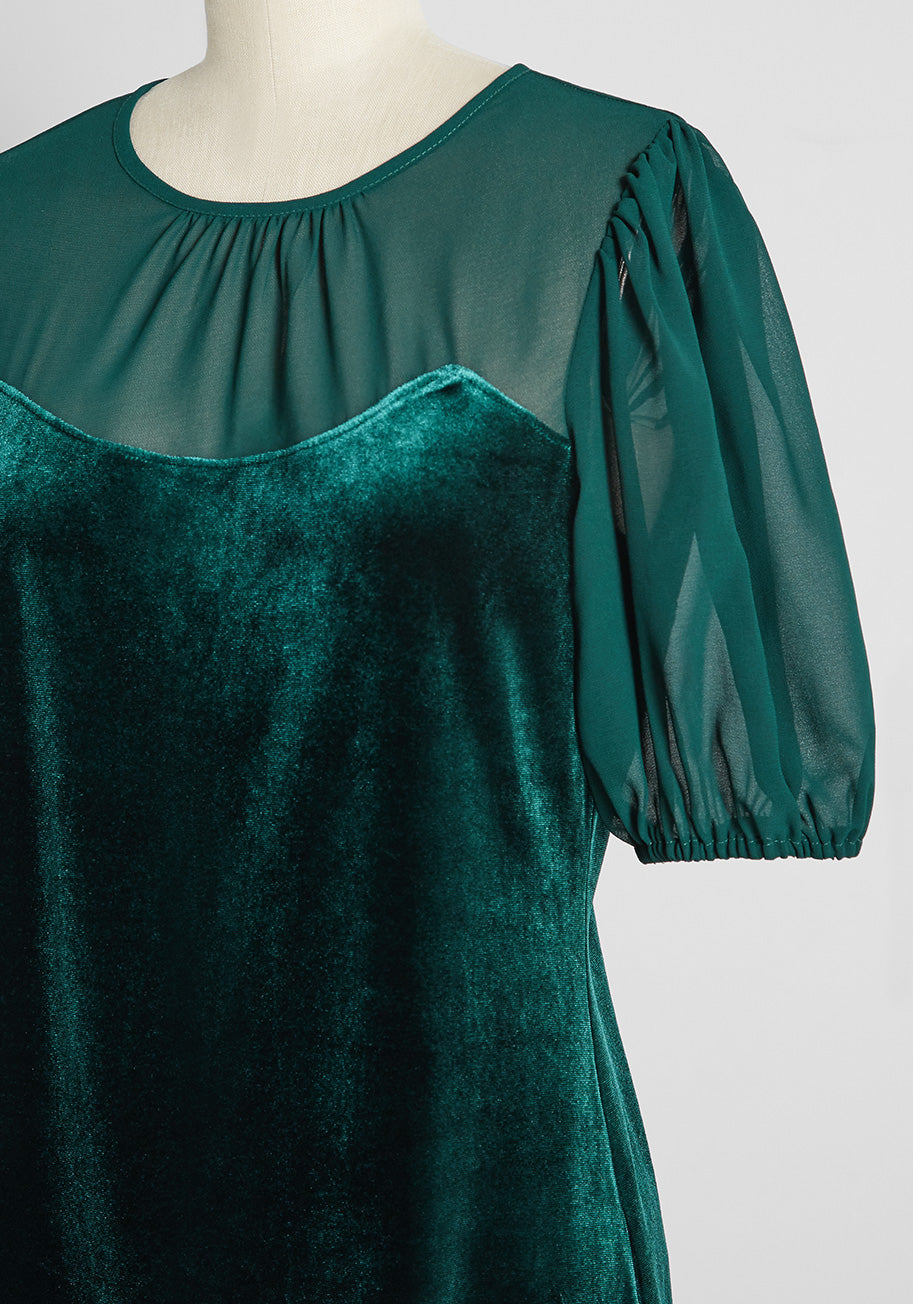 For Sheer Love of Velvet Top