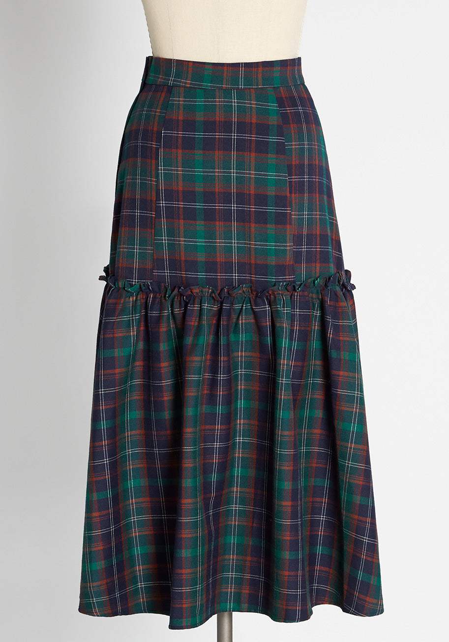 Belle of the Study Hall Midi Skirt