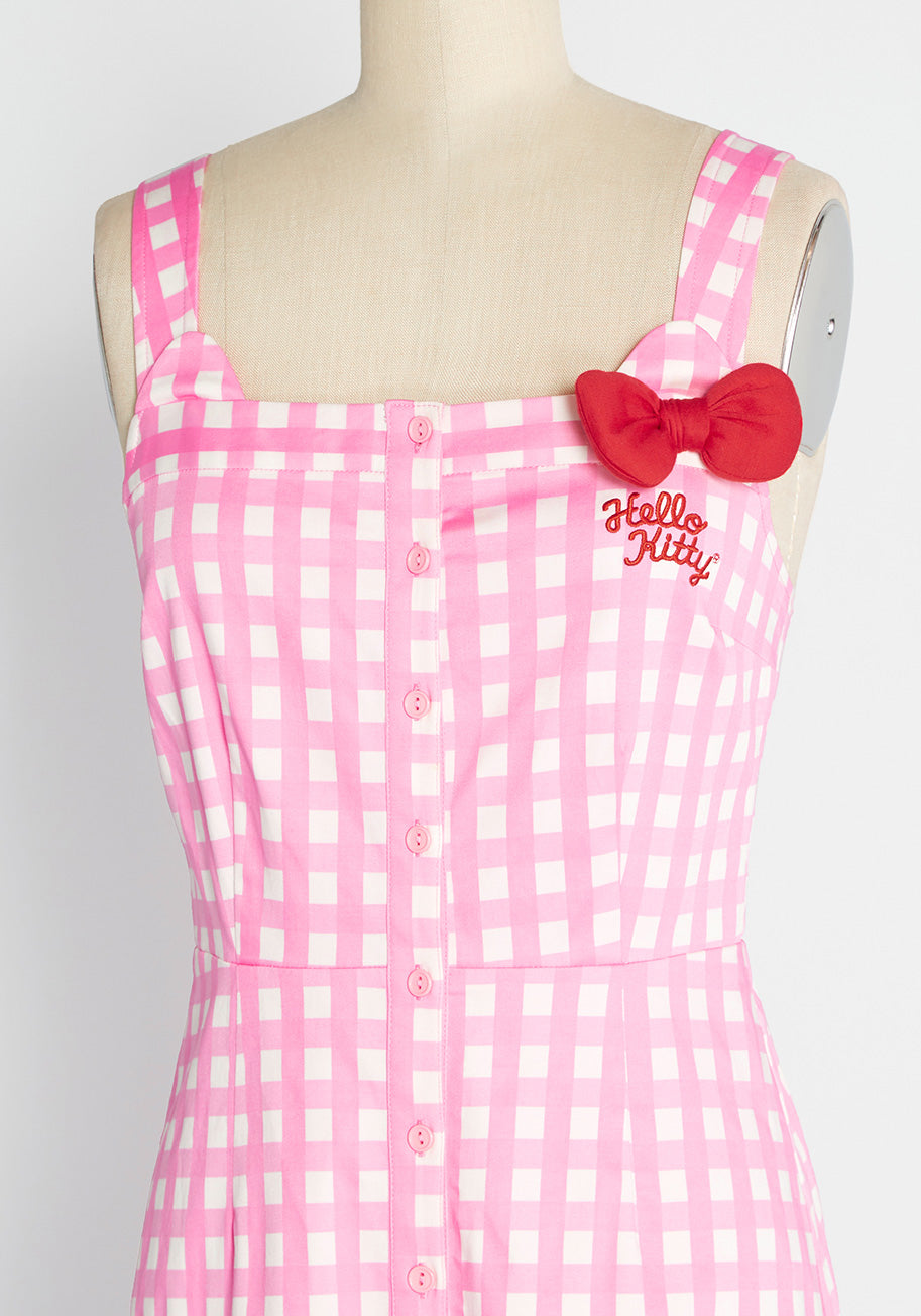 ModCloth for Hello Kitty Scrumptiously Kawaii Button-Up Dress