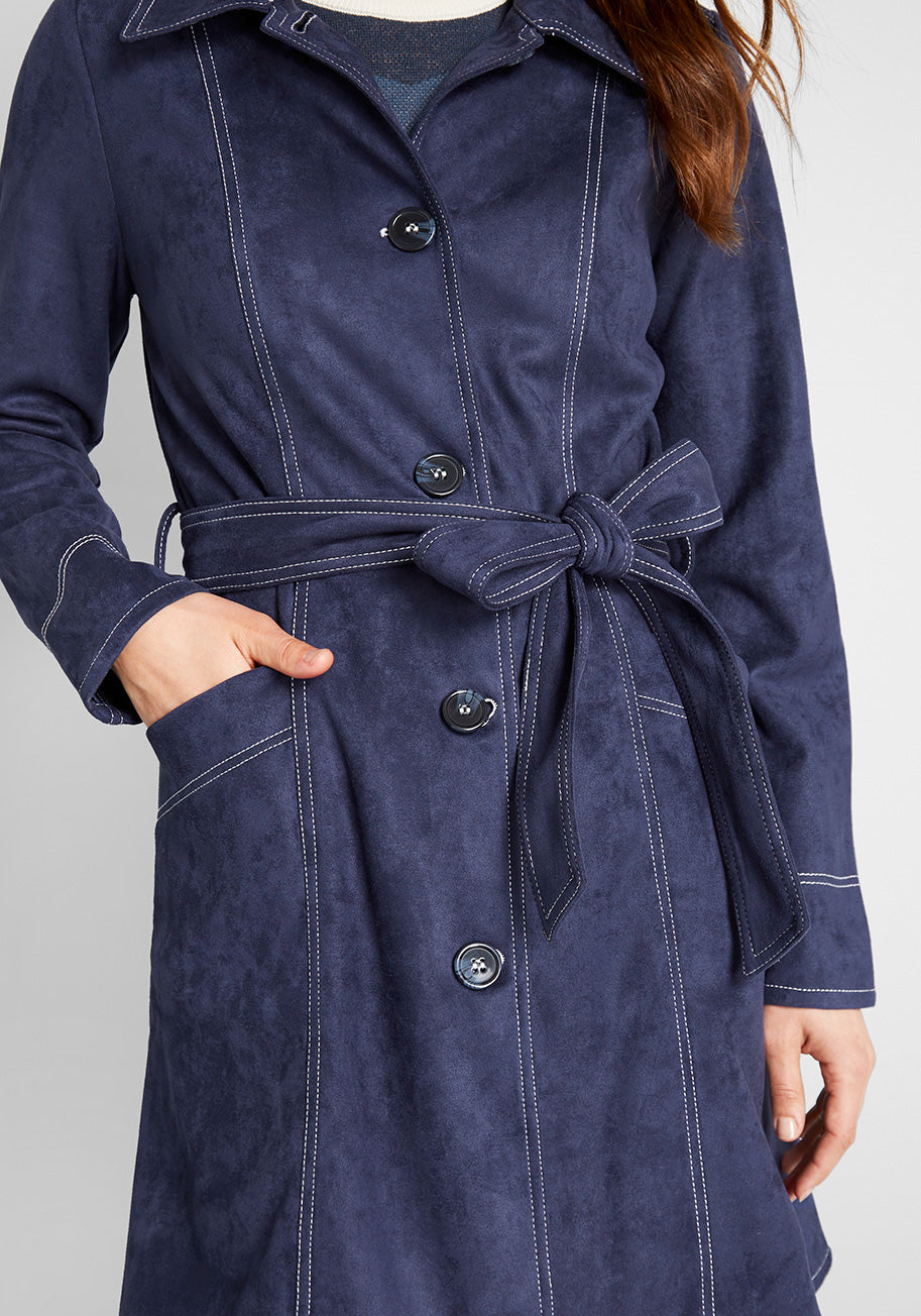 A Touchy Subject Trench Coat