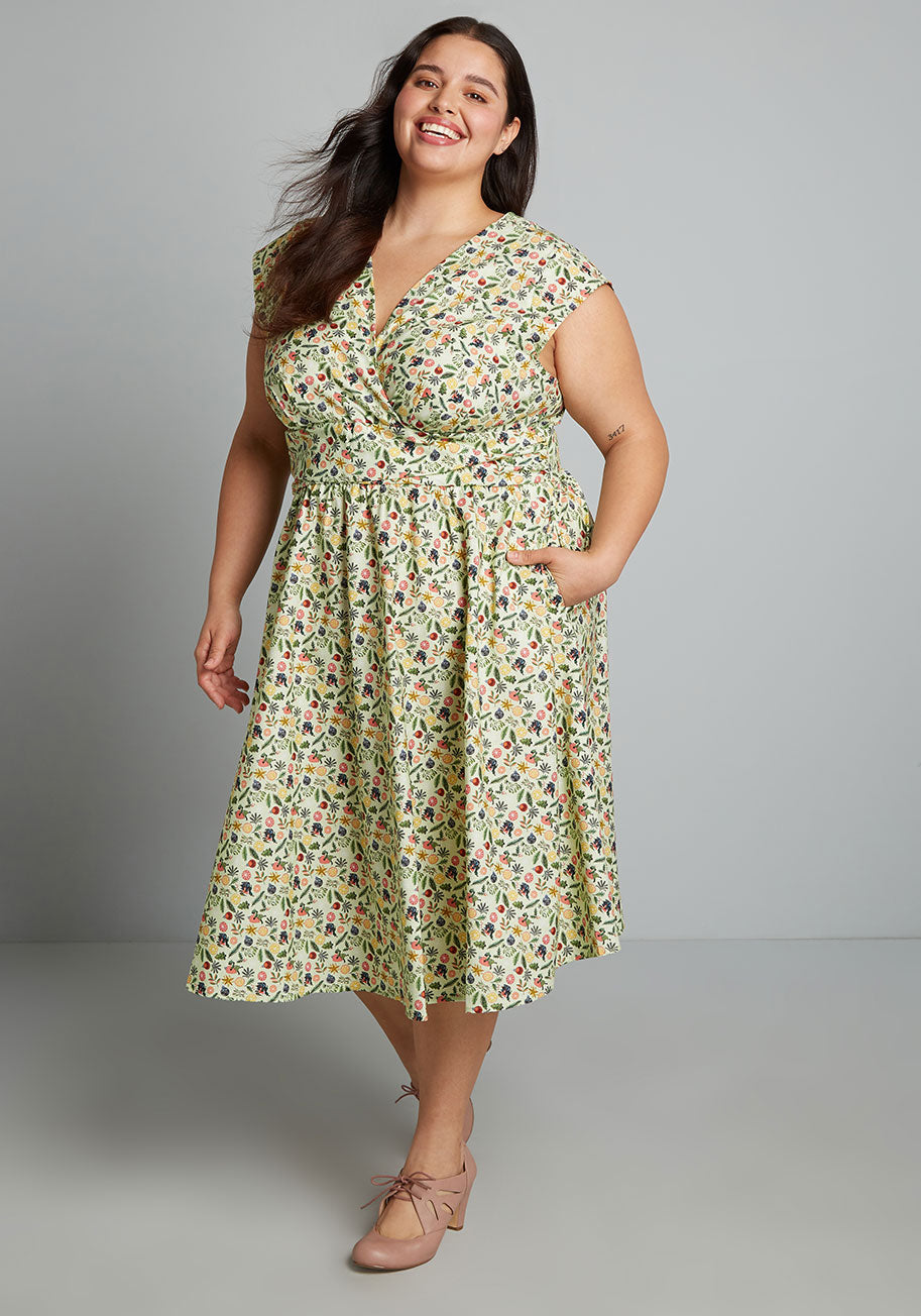 ModCloth X Retrolicious Holiday Magic Makers A-Line Dress