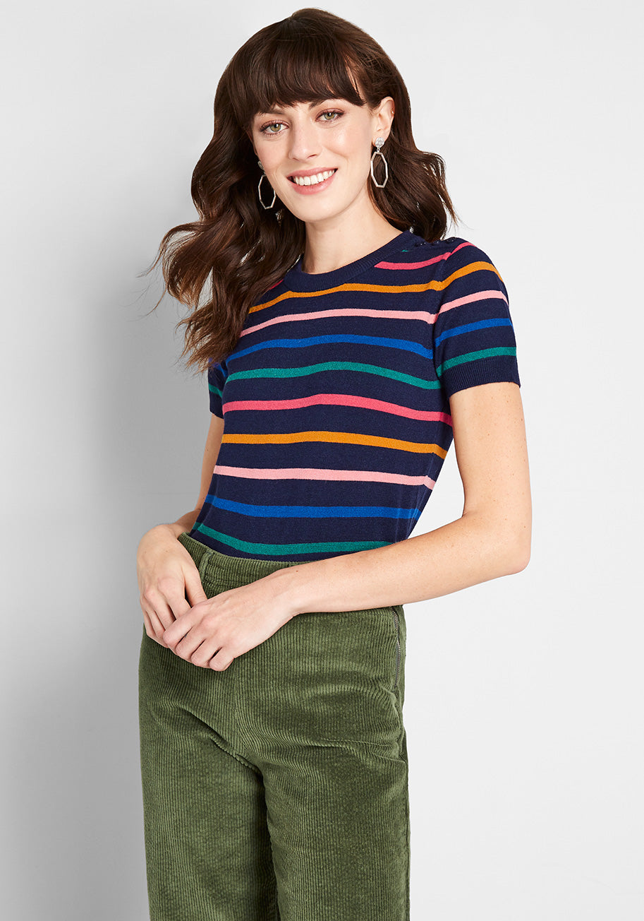 Charter School Short Sleeve Sweater