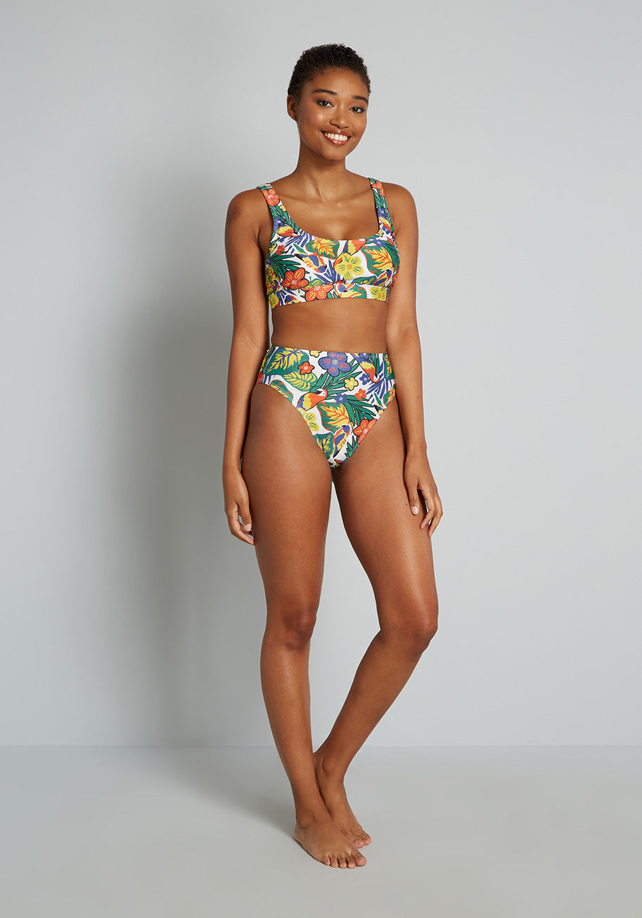 The Franky High-Waisted Bikini Bottom