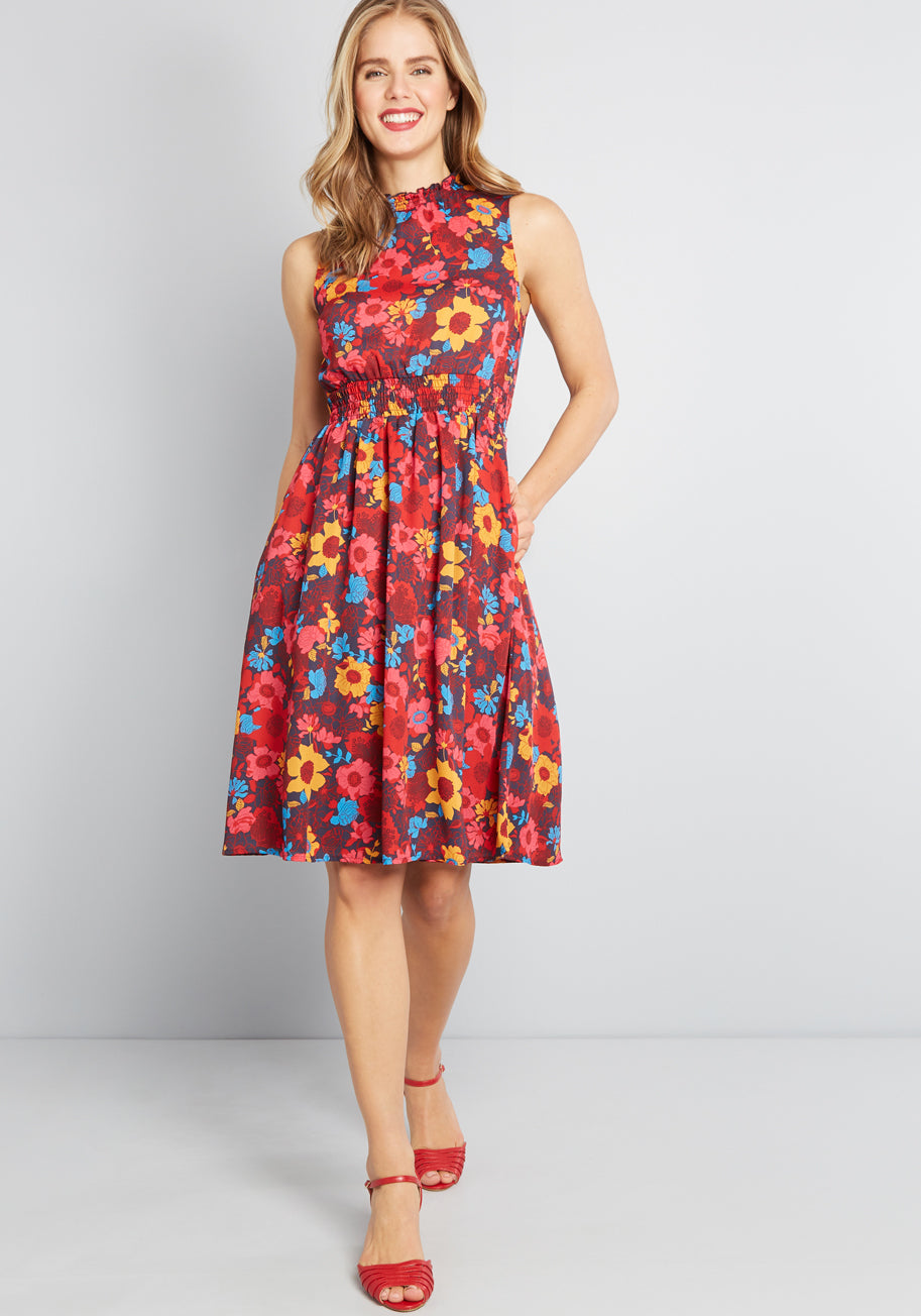 Savor the Occasion Woven A-Line Dress