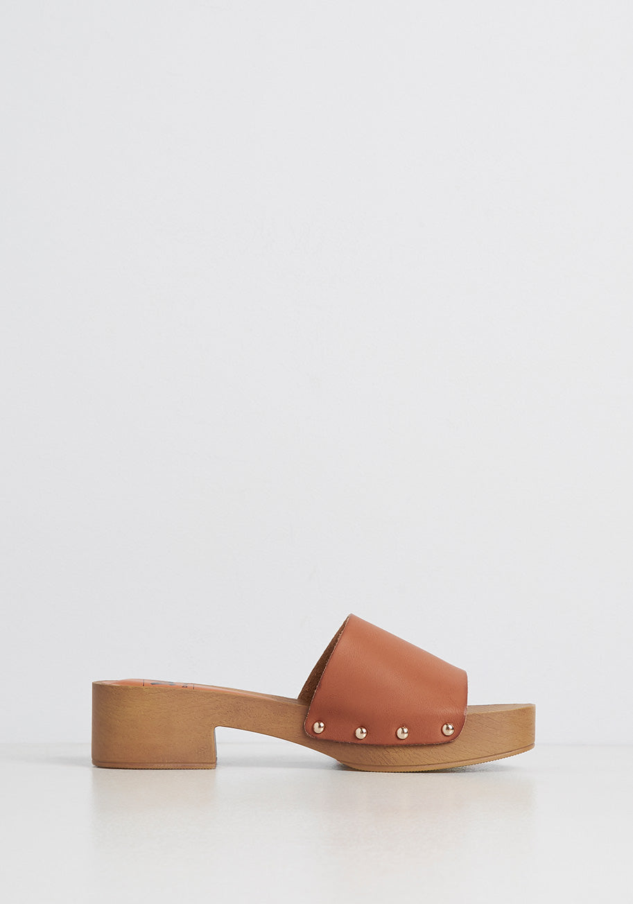 Studded and Striking Slide Sandal