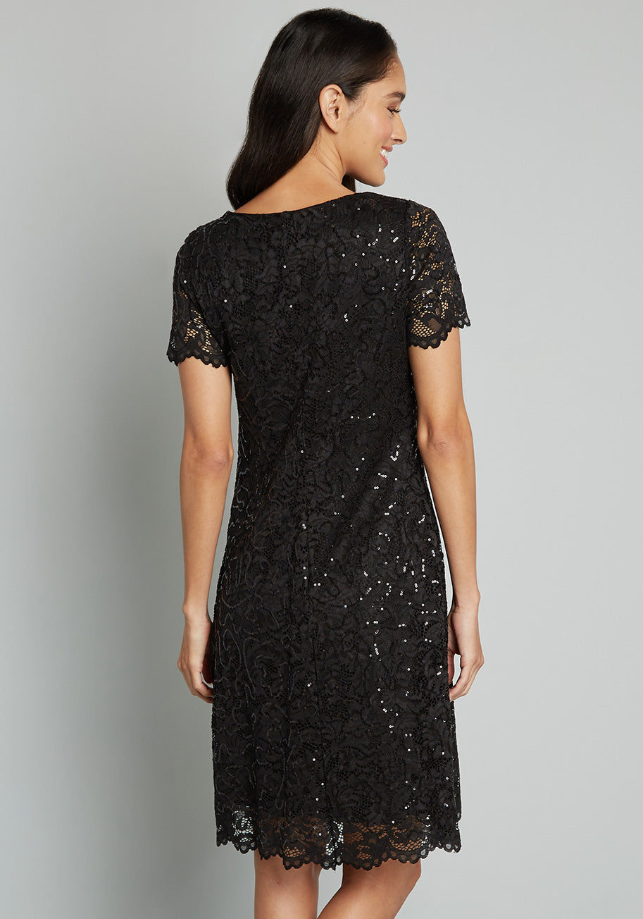 Ornate In Lace A-Line Dress