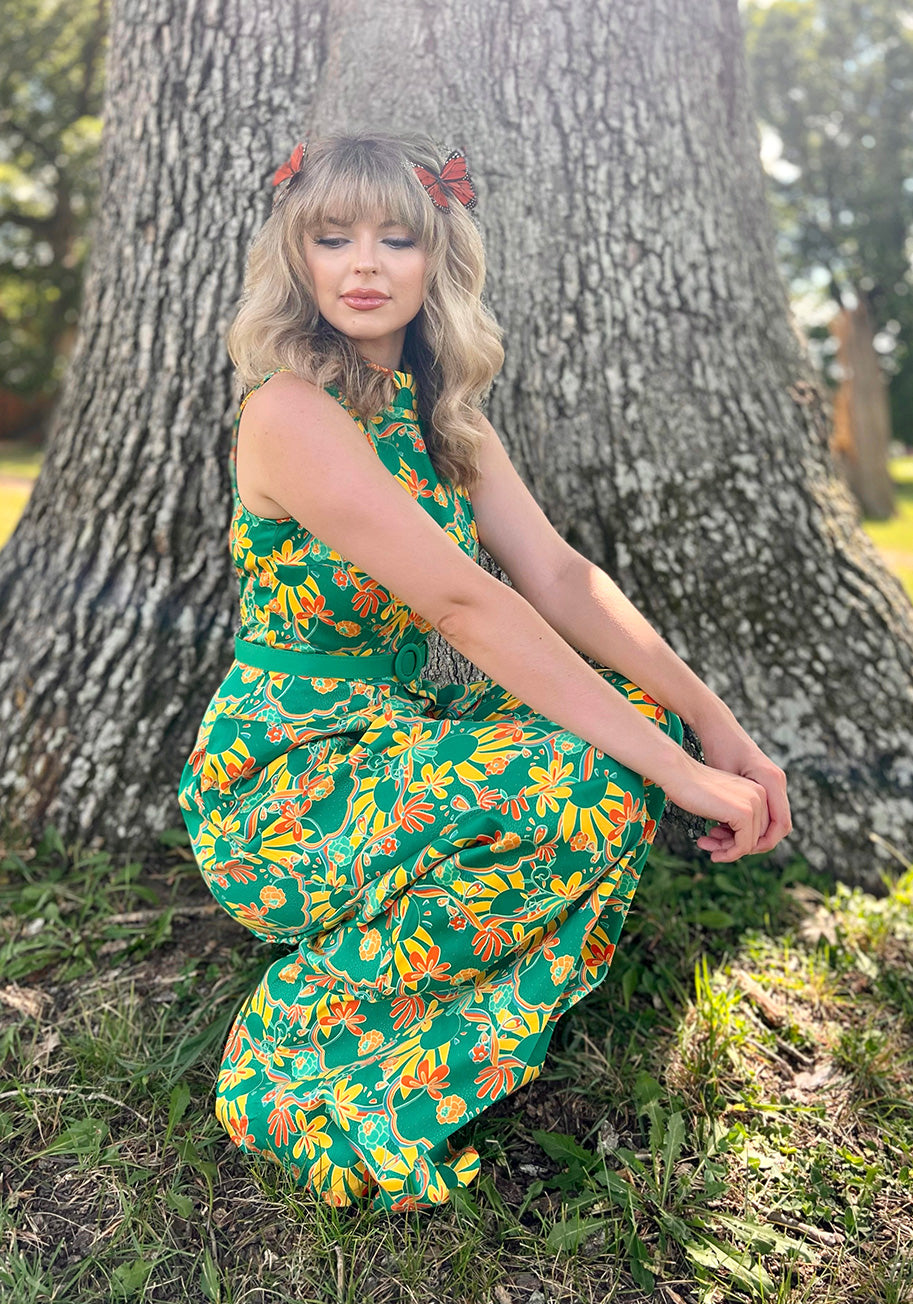 Summer In The 70's Wide-Leg Jumpsuit