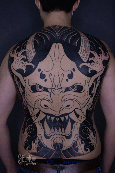  full back tattoo
