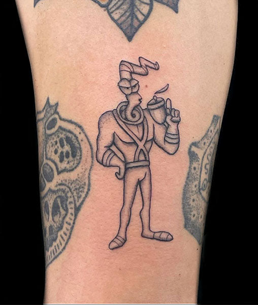 Screaming Needle Tat on Twitter Earthworm Jim Tattoo featured by  screamingneedlemikeD screamingneedletattoostudio  httpstcoCn4UqN21Z4 httpstcozV5cHi4XXO  X