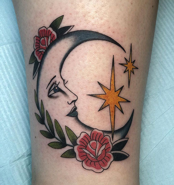  present moon tattoo