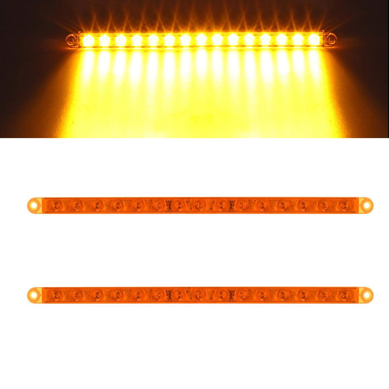 amber directional light bar