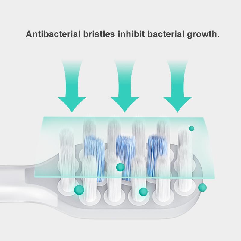 Xiaomi DR·BEI 4D Ultrasonic Electric Toothbrush Replacement Head for S7 Oral Care Teeth Cleaning Brush Head 2pcs - Wistech Singapore
