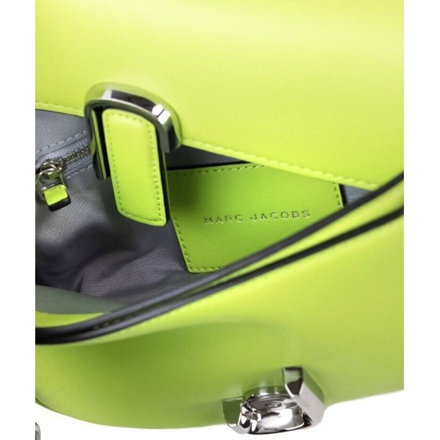 Marc Jacobs The J Marc Green Glow Smooth Leather Shoulder Crossbody Handbag  • Fashion Brands Outlet