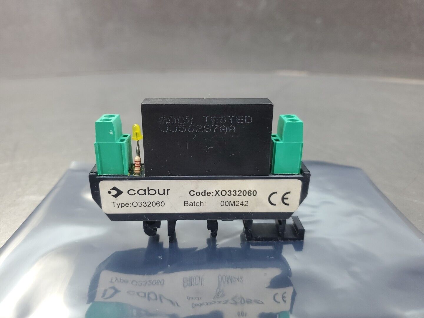 CABUR XO332060 SOLID STATE INTERCONNECT RELAY w/opto22 DC60MP Relay. 4D-13
