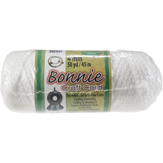 Bonnie Macrame Craft Cord 6mmX100yd-Lamb's Wool, 1 count - Gerbes