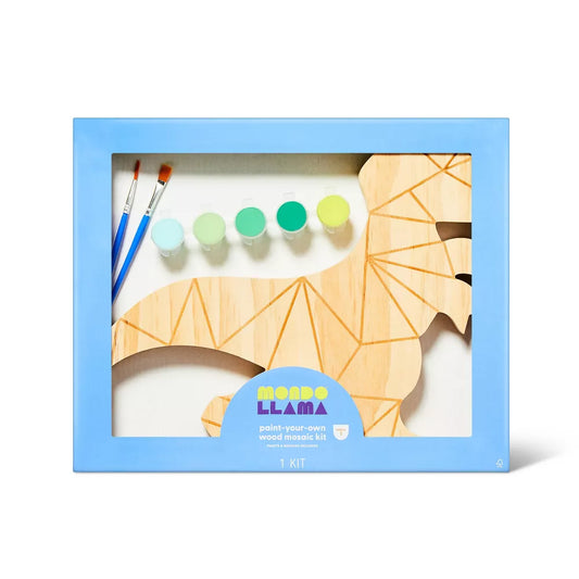 Mondo Llama 3pk Paint-Your-Own Wood Space Set - Mondo Llama