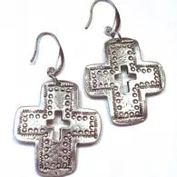Earrings Navajo Cross - Swallows Nest Boutique & Cafe