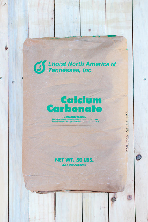 Image of A bag of lime soil amendment