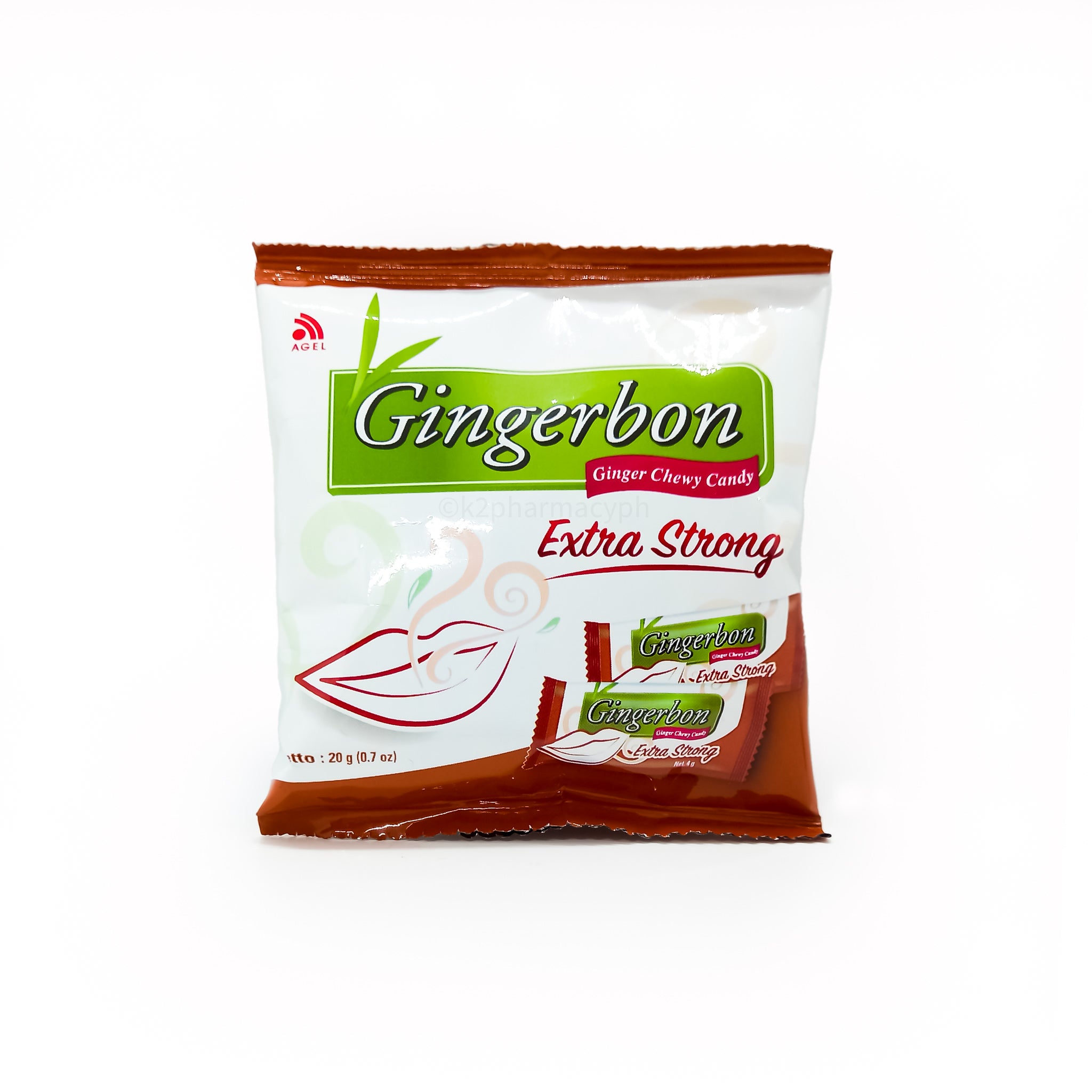 All Gingerbon Extra Strong Ginger Chewy Candy 9029