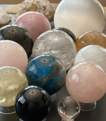 Crystal Meditation Spheres and Balls
