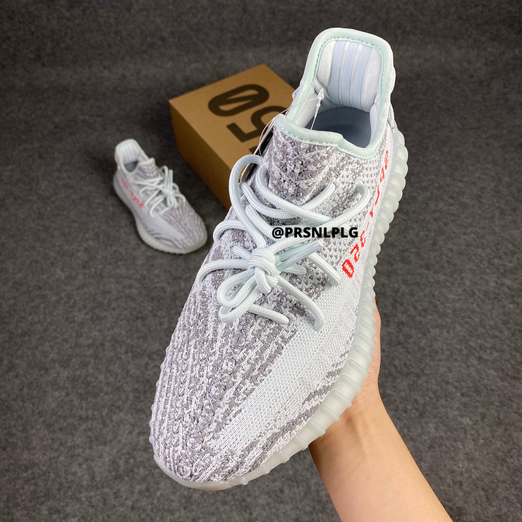 yeezy 350 boost blue tint