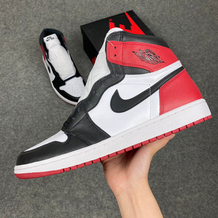 inadvertently attract stride nike air jordan 1 retro high og black toe ...