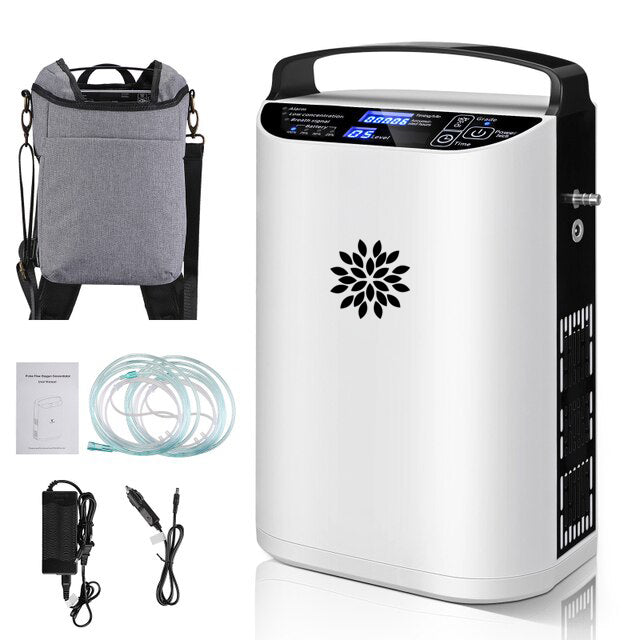 Aroflit™ 1~5L Pulse Flow Portable Oxygen Concentrator With Backpack