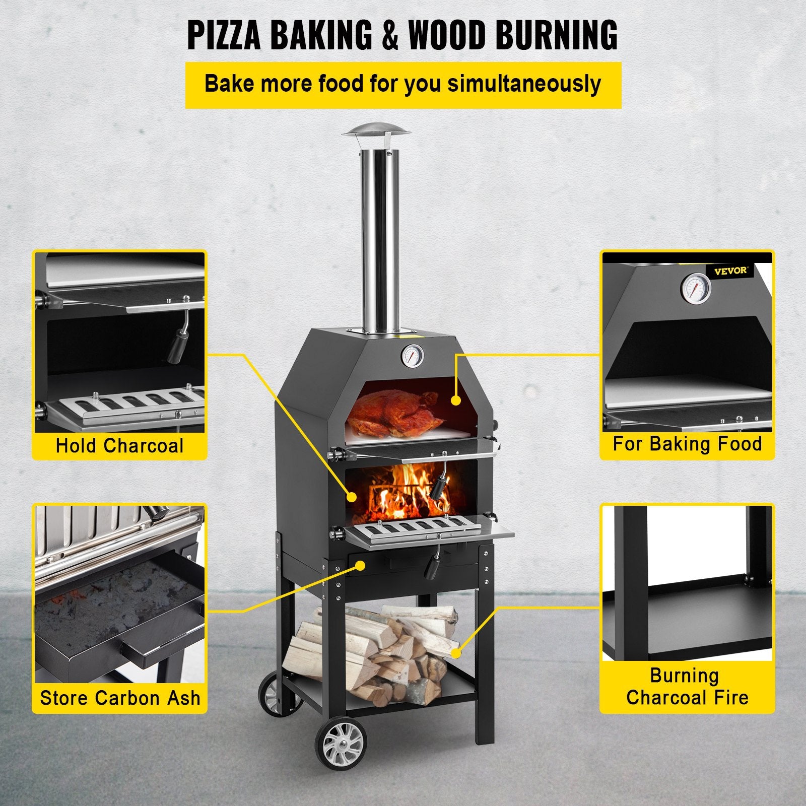 Outdoor Wood Pizza Oven