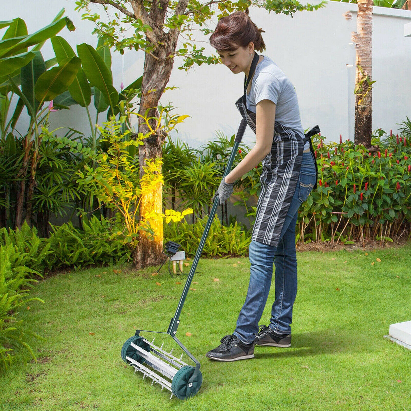 Garden Spike Roller Lawn Aerator