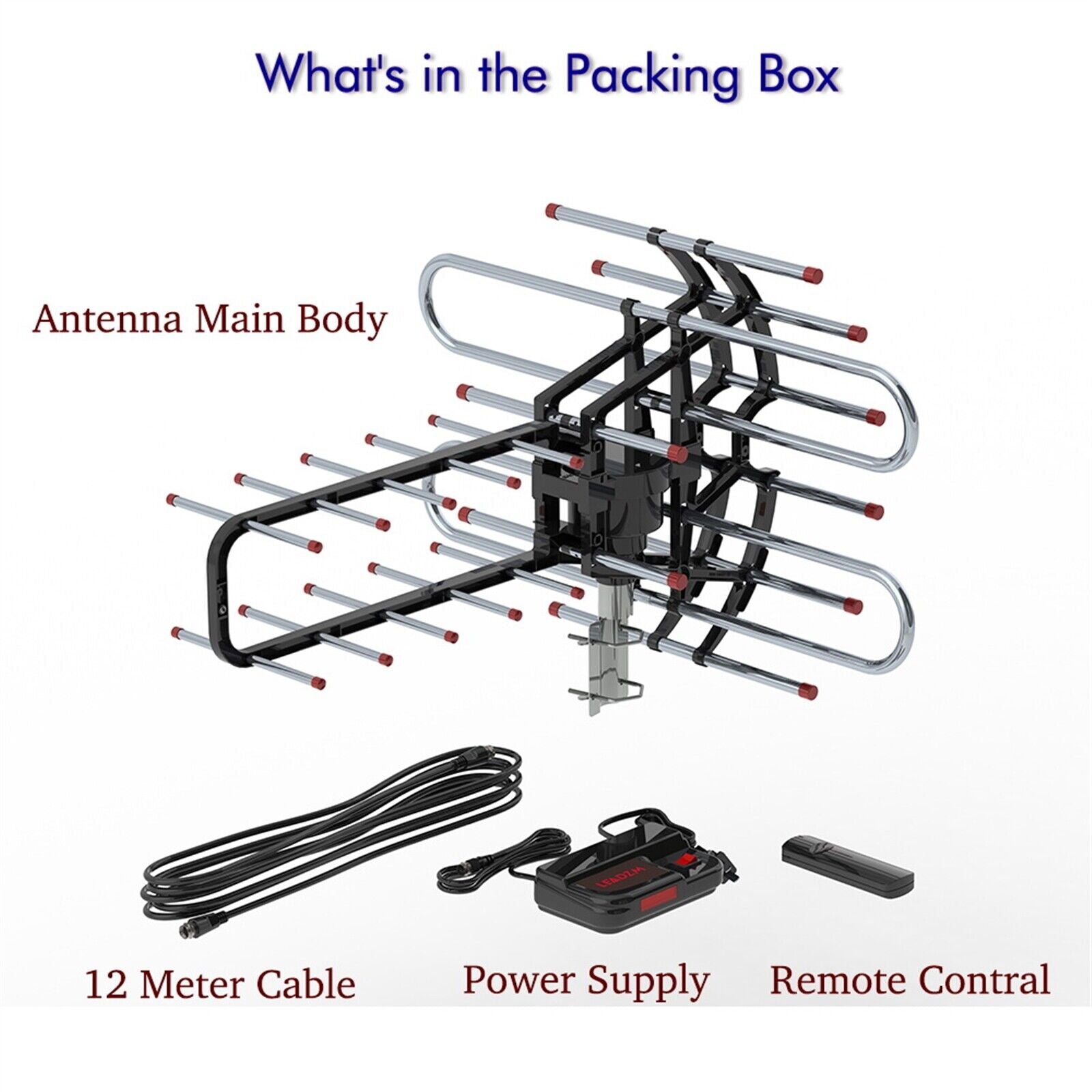 150 Mile Long Range 4K HD Outdoor Amplified TV Antenna