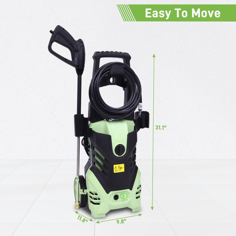 3000PSI Electric High-Pressure Washer Cleaner for Heavy-Duty Cleaning