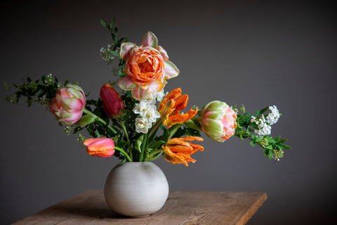 tulpaner bukettworkshop gillmyra blomster bind din egen bukett åkersberga