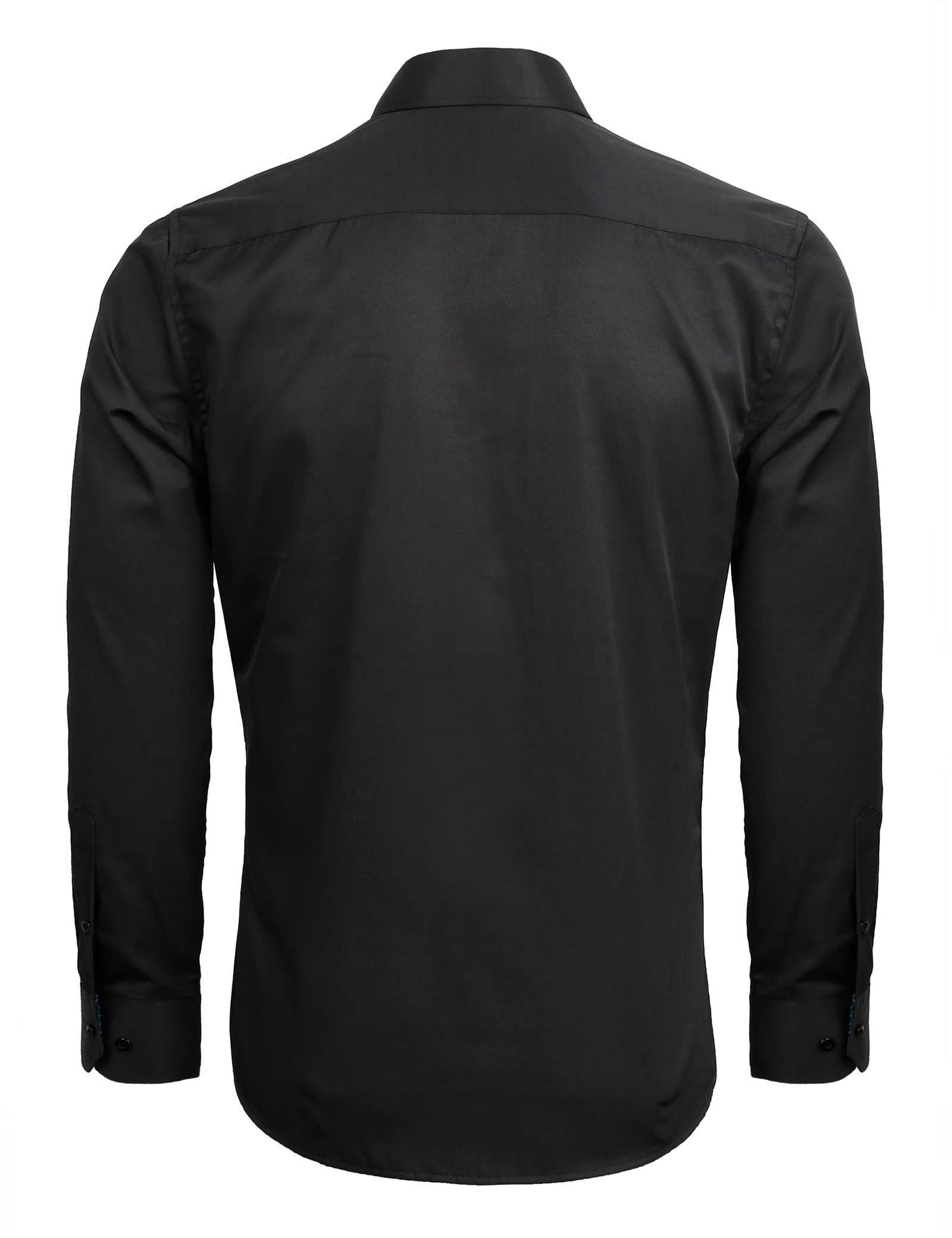 COOFANDY Men's Business Dress Shirt Long Sleeve Regular Fit Shirt Casual  Polka Dot Printed Button Down Shirts at  Men’s Clothing store