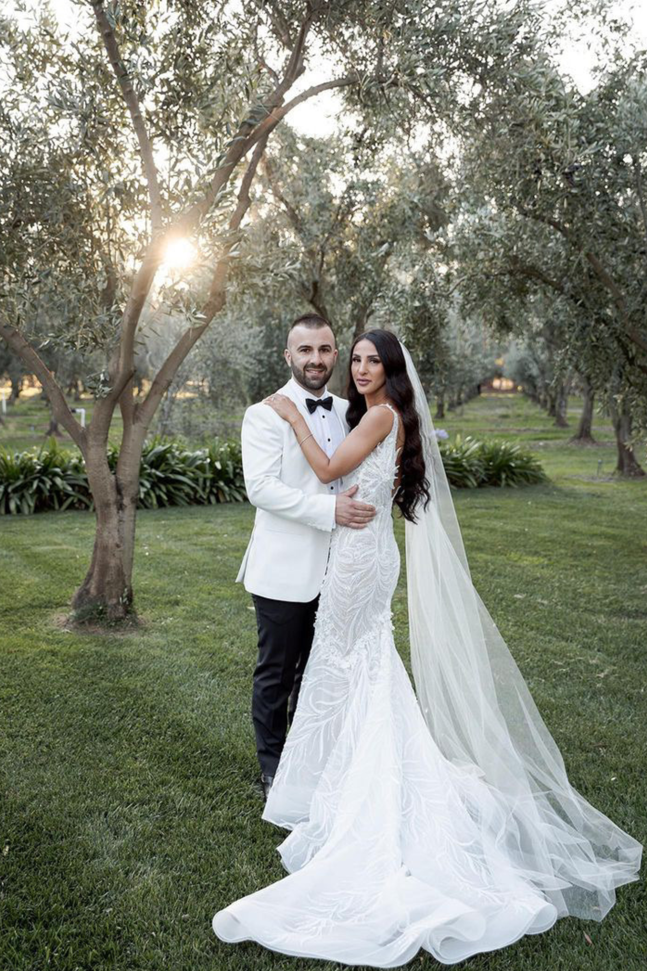 Jenna and Paul's wedding bride wearing atelier wu jae gown got married in melbourne australia