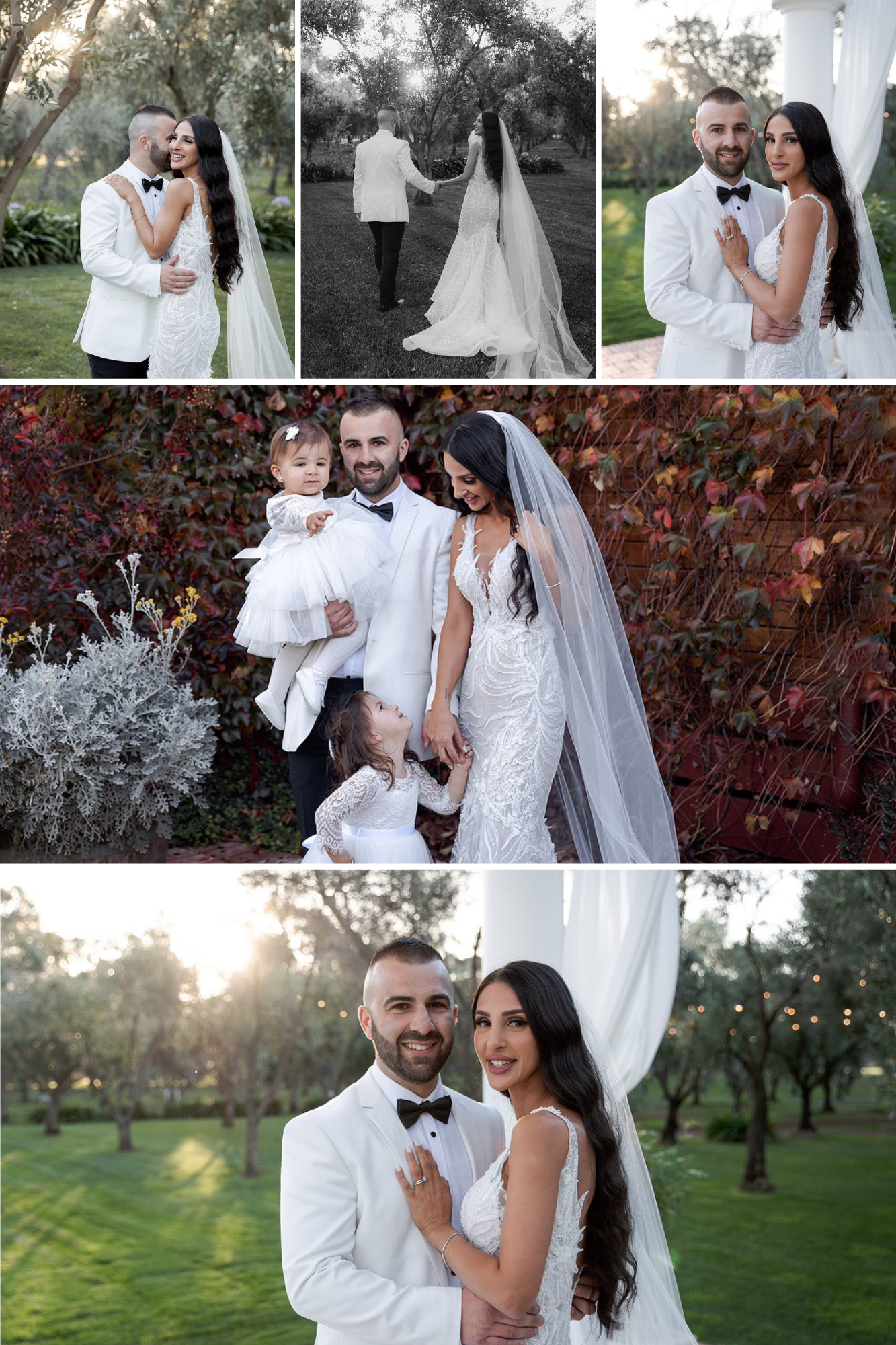 Jenna and Paul's wedding bride wearing atelier wu jae gown got married in melbourne australia