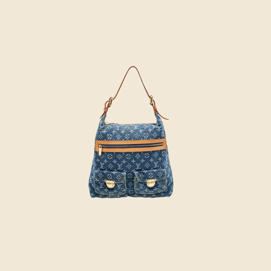 Louis Vuitton Monogram Denim Mini Pleaty Raye (SHG-35705) – LuxeDH