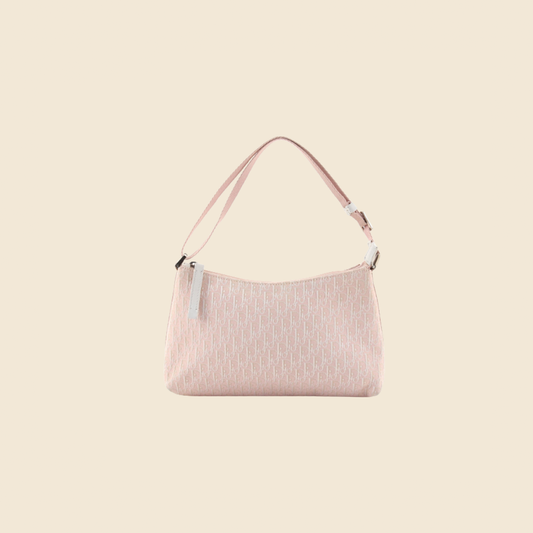 Christian Dior Pink Diorissimo Mini Saddle Bag – Angeles Vintage