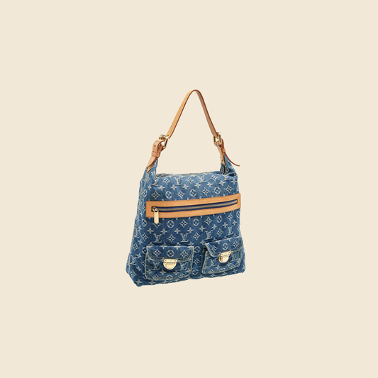 LOUIS VUITTON BLUE MONOGRAM DENIM MINI PLEATY BAG – RDB