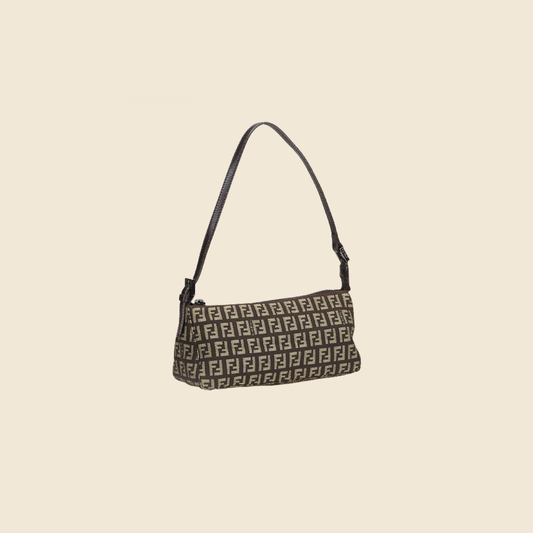 FENDI BROWN ZUCCA MINI POCHETTE – RDB