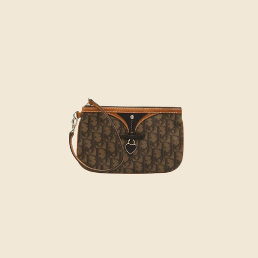 Christian Dior Monogram Romantique Shoulder Bag Pochette Brown - A World Of  Goods For You, LLC