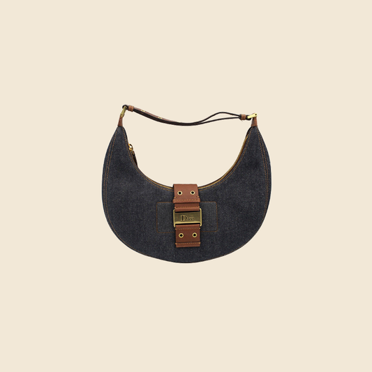 CHRISTIAN DIOR DIORELLA I LOVE SEX DENIM SADDLE BAG – RDB