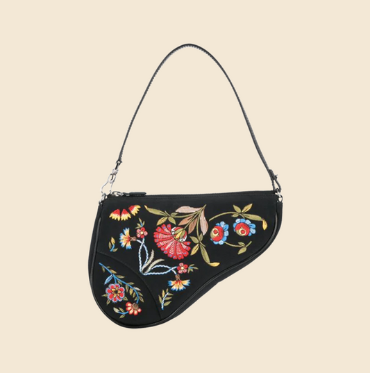 DIOR Diorissimo Floral Embroidered Boston Bag – Sol Vintage